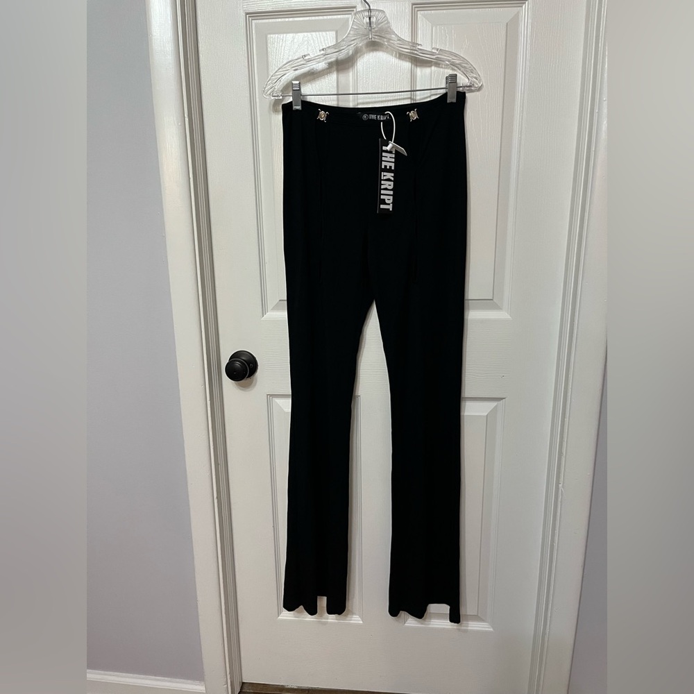 Nwt The Kript Chepi Bootleg Jersey Trousers Size Large — image 5 of 7